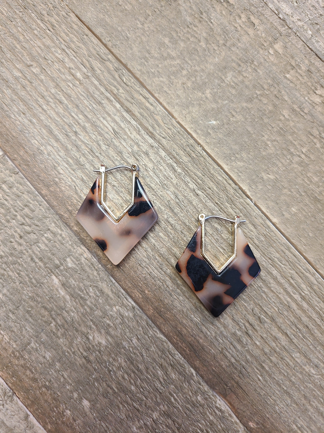 Tortoise Acetate Earring