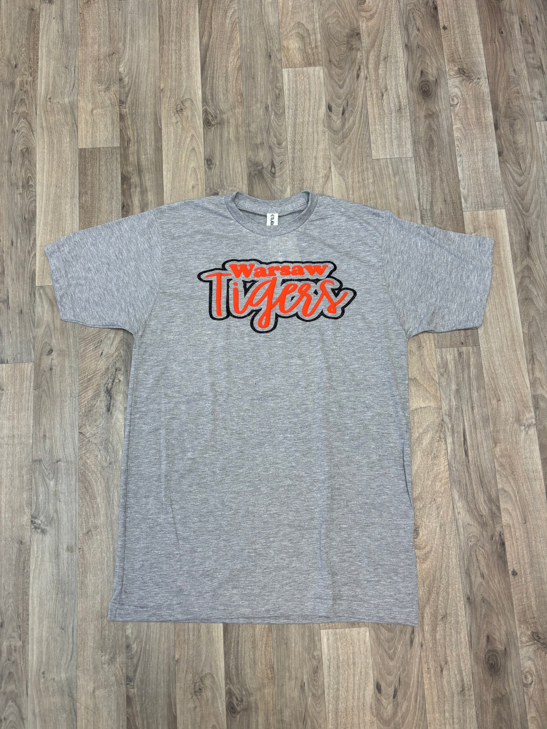 Heather Gray Warsaw Tigers Tee