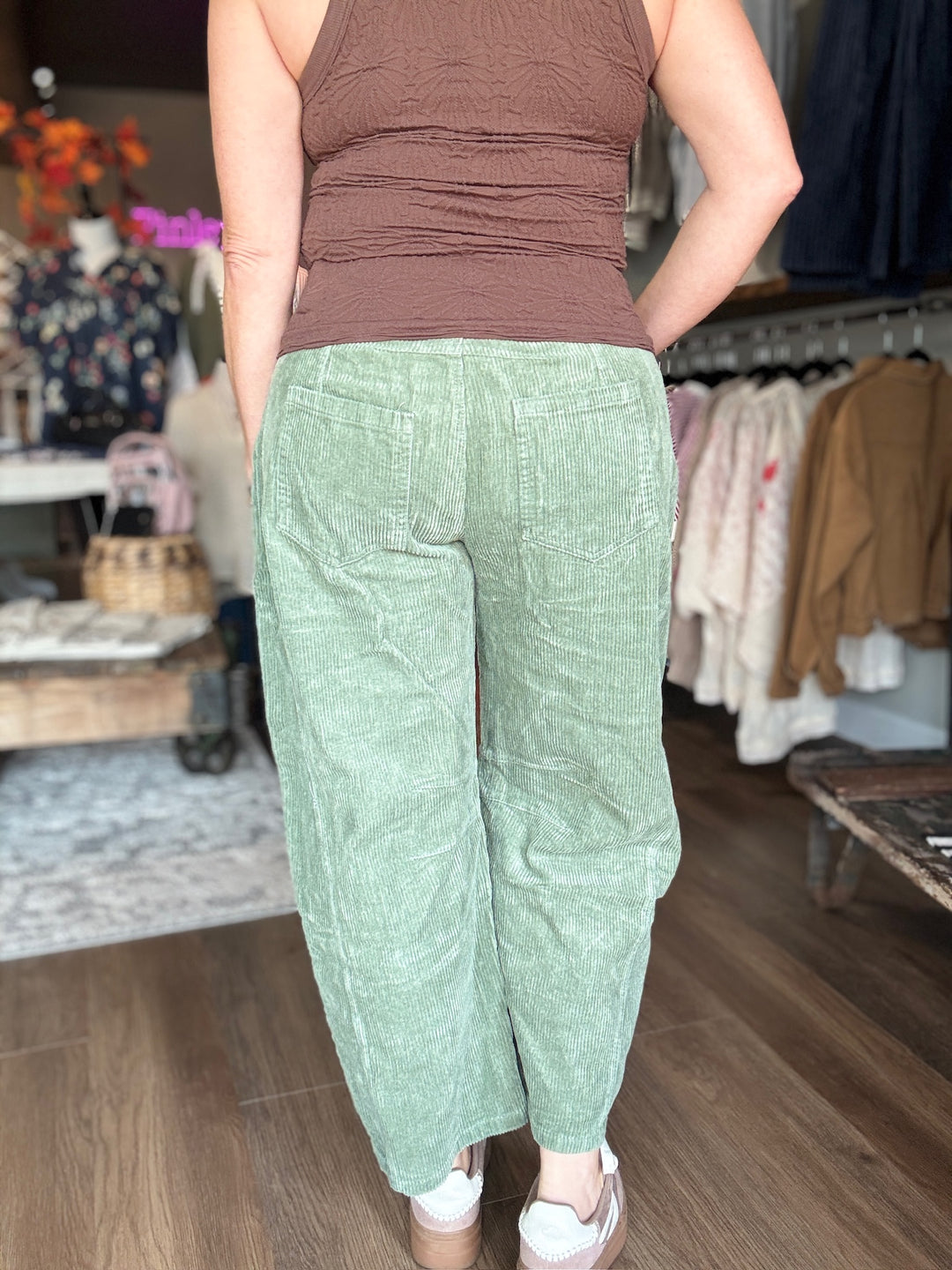 Cozy Grove Corduroy Barrel Pants