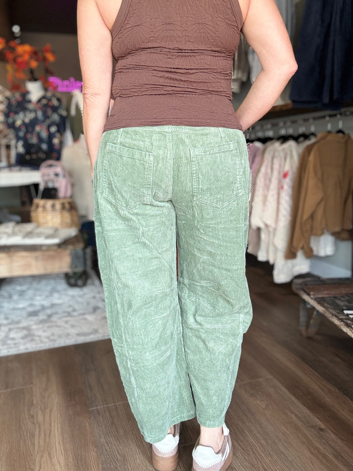 Cozy Grove Corduroy Barrel Pants