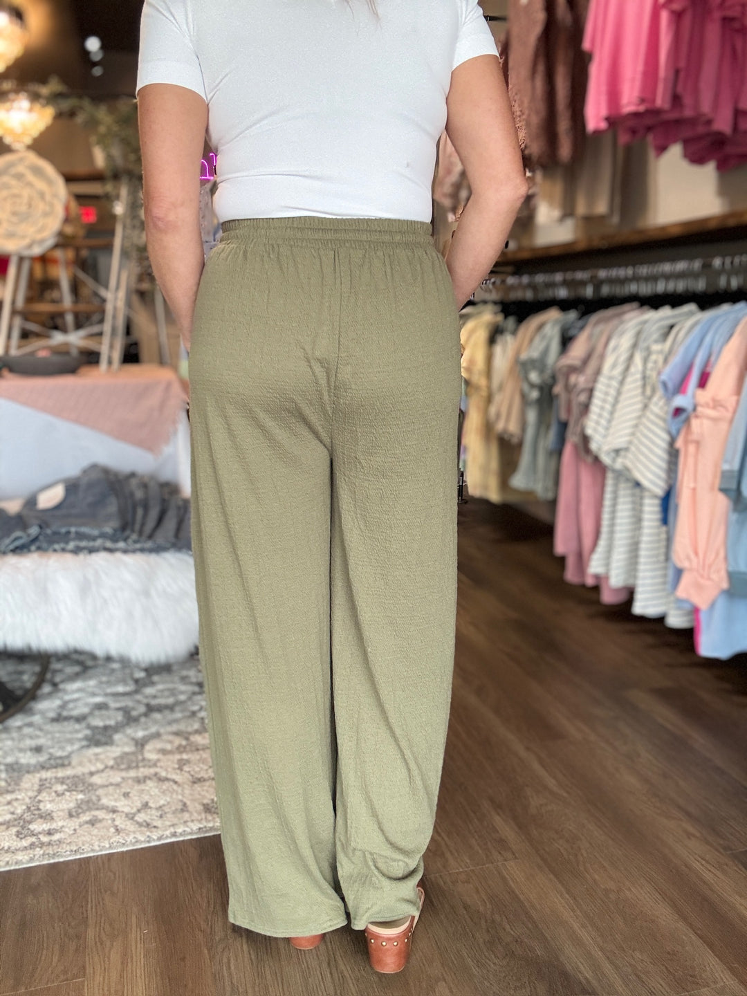 Boho Wide Leg Comfy Knit Pants