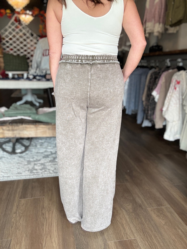 Autumn Breeze Wide Leg Sweatpants