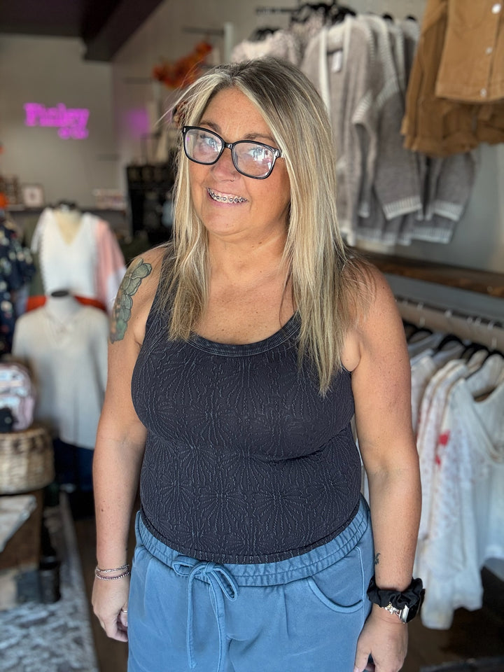 Vintage Reversible Lace Tank
