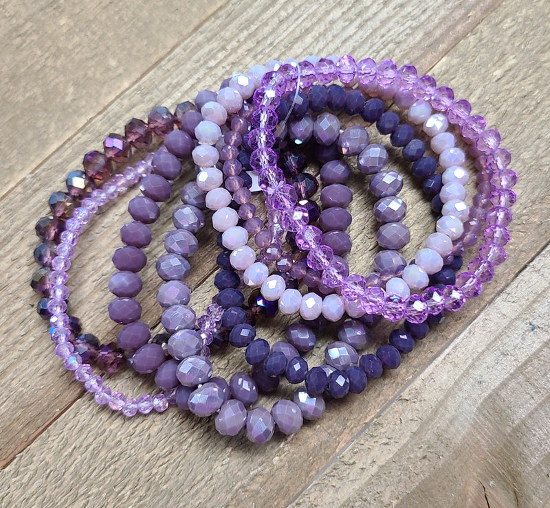 Touches of Purple Bracelet Set