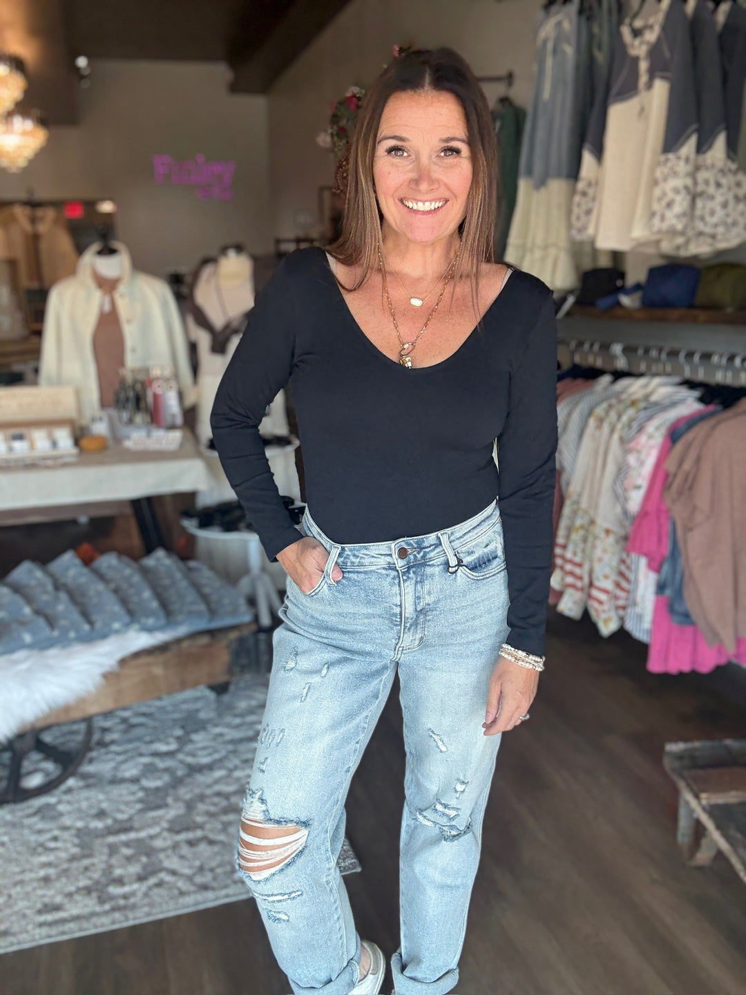 Seamless Reversible Long Sleeve