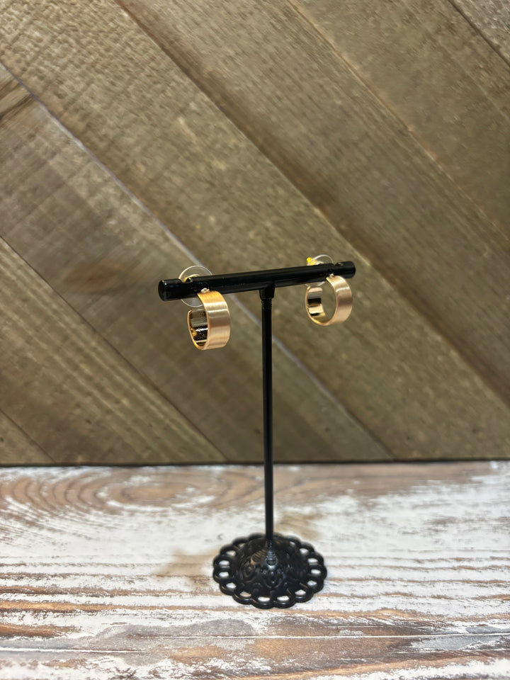 Thin Gold Hoops