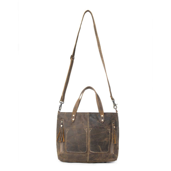 Leather Bag & Wallet Duo