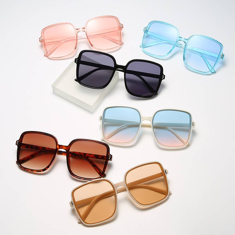 Square Gradient Color Sunglasses
