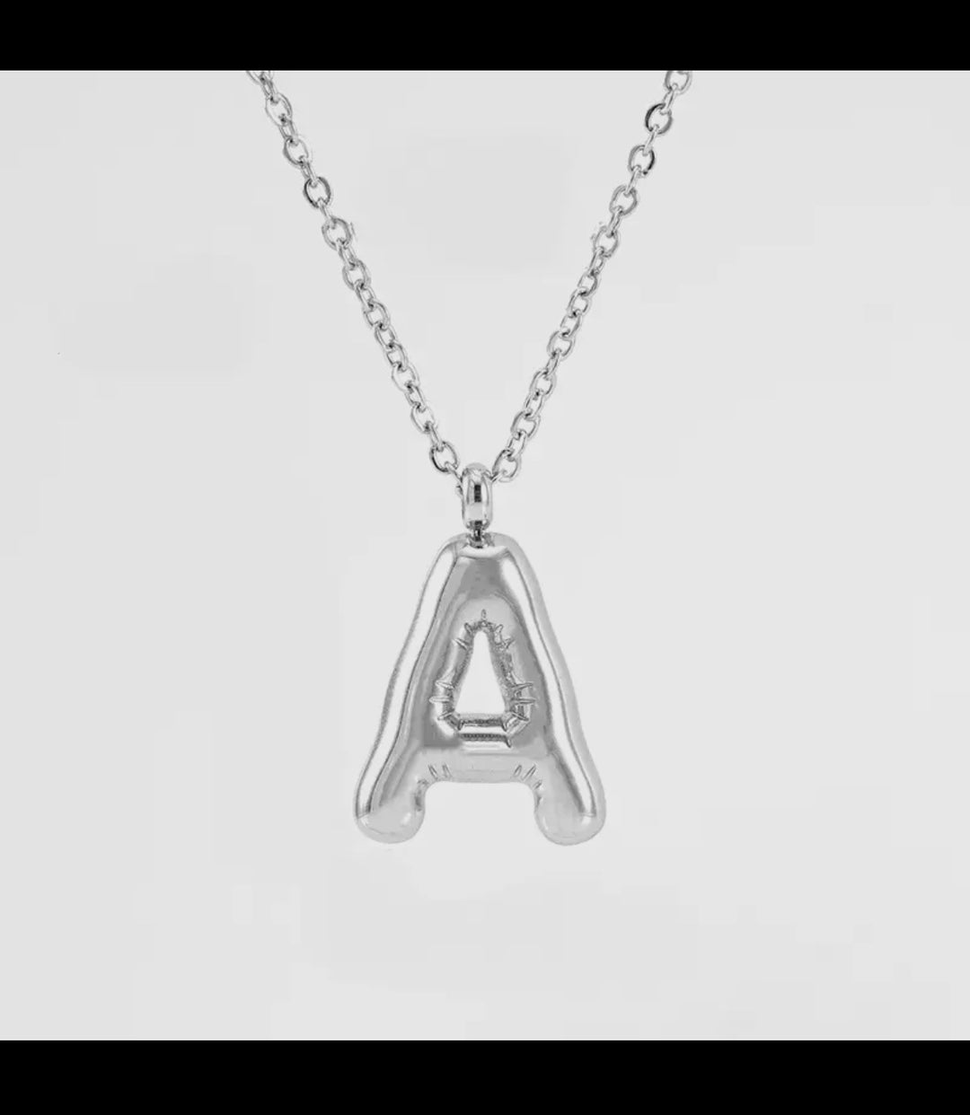 Bubble Letter Necklace