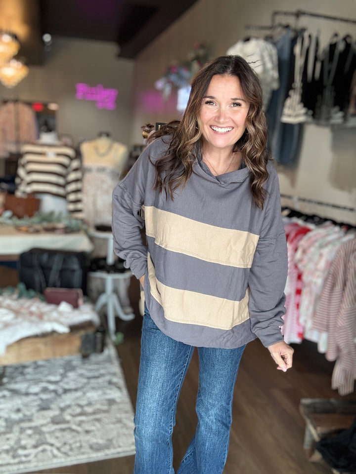 Colorblock Oversized Hoodie