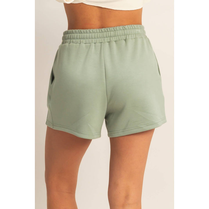 Drawstring Waist Shorts