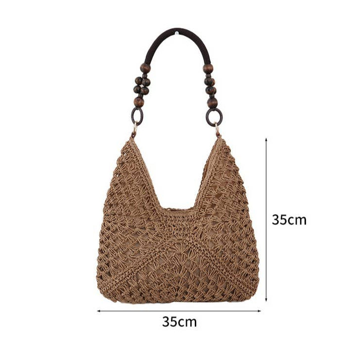 Boho Beach Woven Shoulder Bag