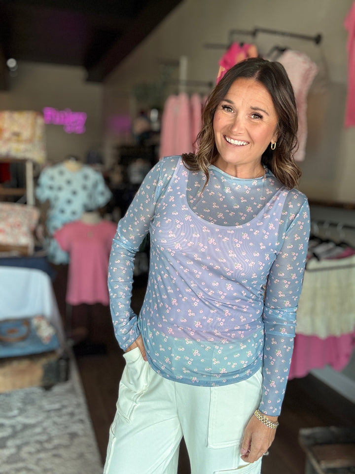 Garden Party Mesh Top