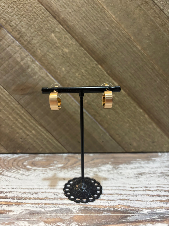 Thin Gold Hoops