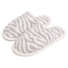 Winter Luxury Soft Zebra Pattern Slipper