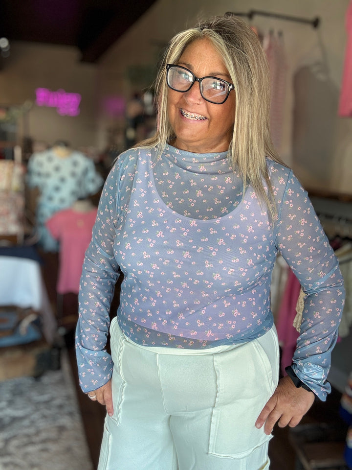 Garden Party Mesh Top
