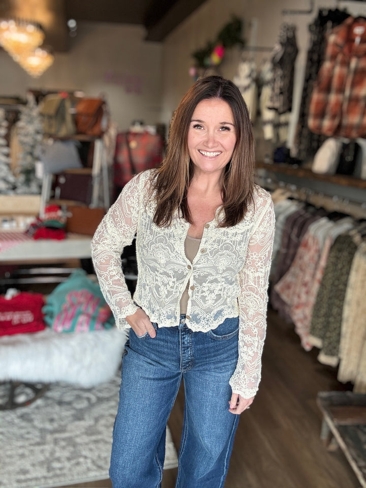 Crochet Lace Cardigan