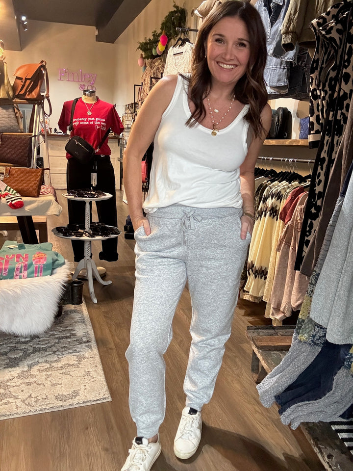 Grey Sweatpant Joggers