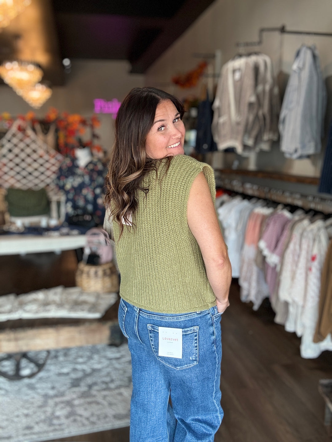 Woodland Cozy Sweater Vest
