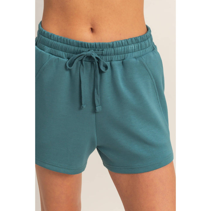 Drawstring Waist Shorts