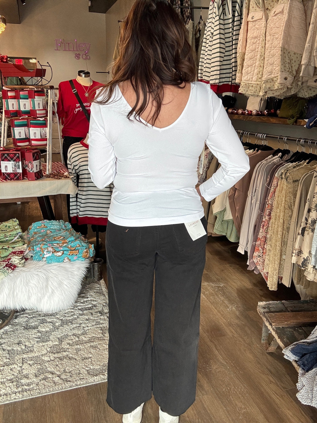 Lovervet Black Crop Wide Leg Raw Hem Jeans