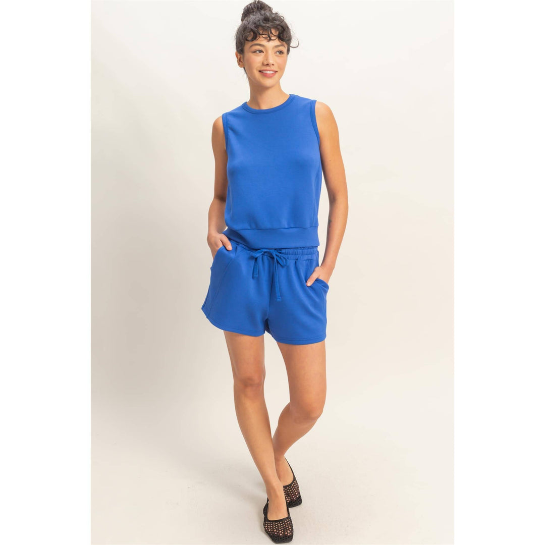 Drawstring Waist Shorts