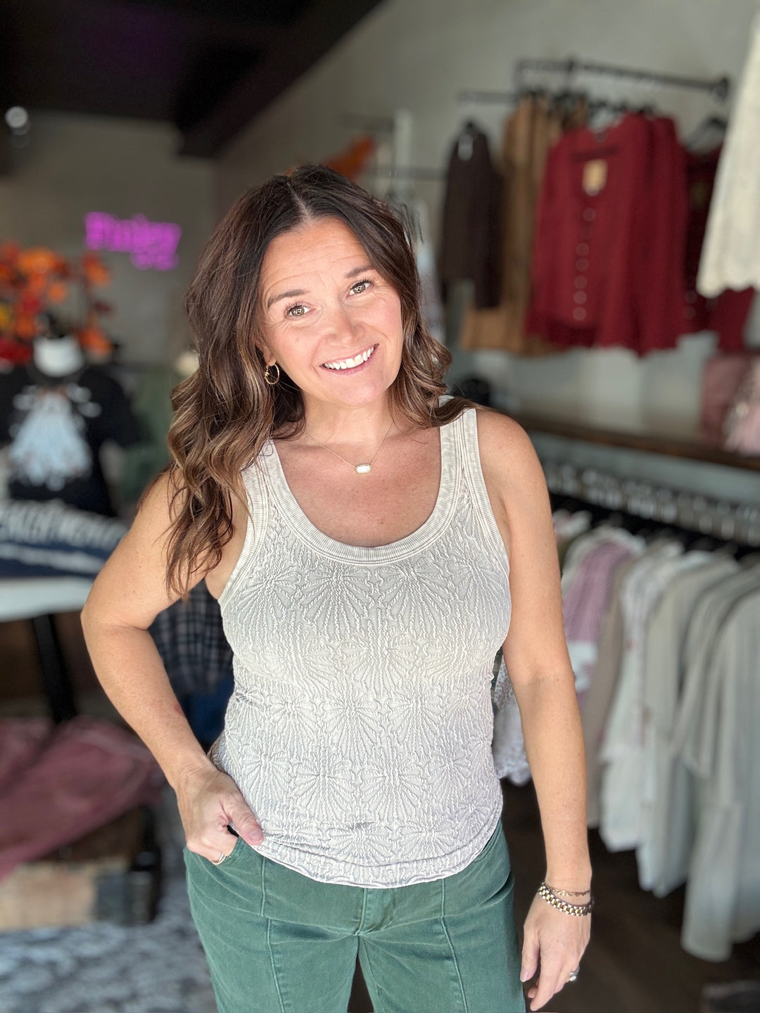 Vintage Reversible Lace Top