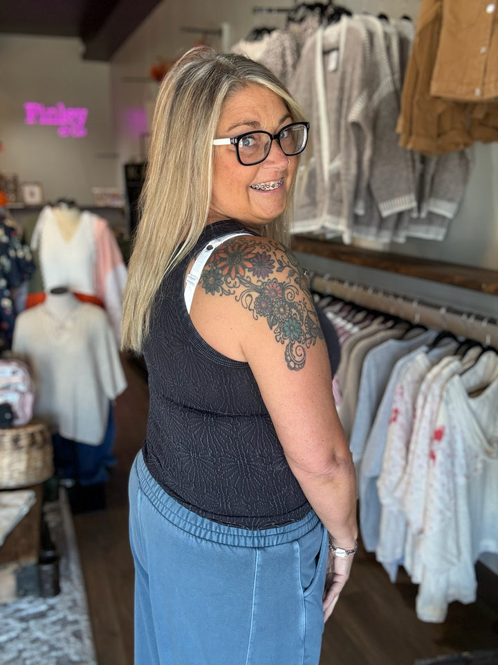 Vintage Reversible Lace Tank