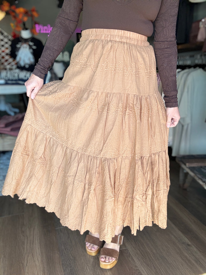 Golden Hour Midi Skirt
