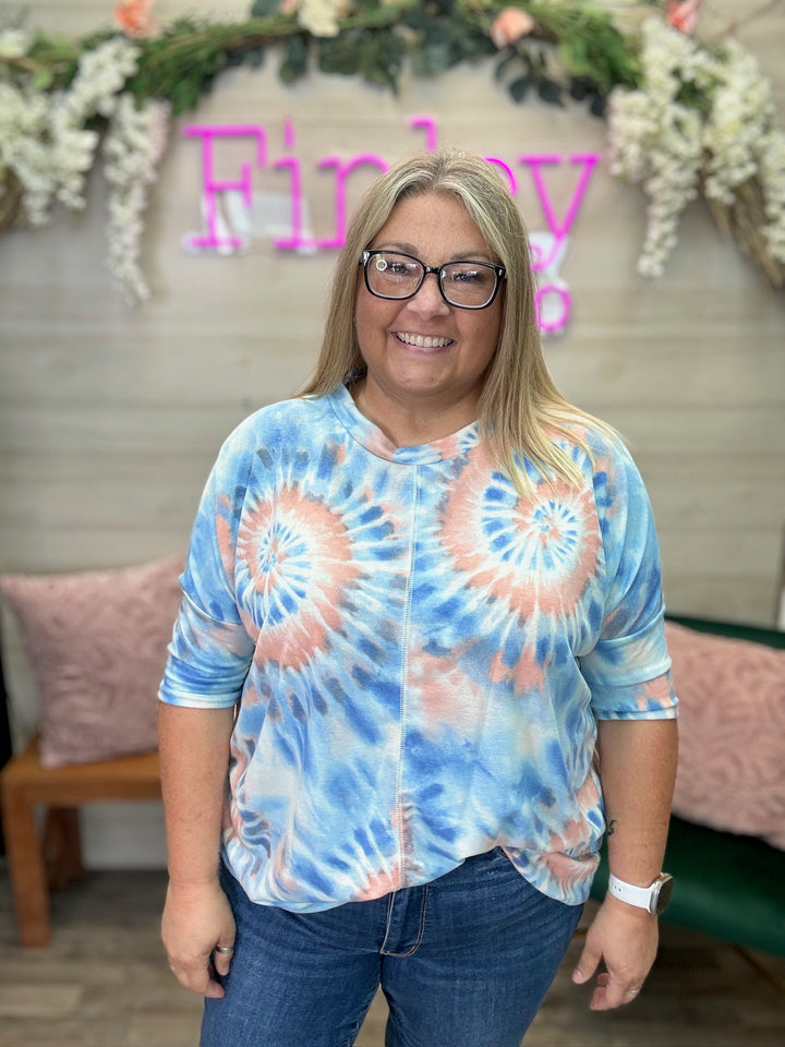 Patriotic Tie Dye Top