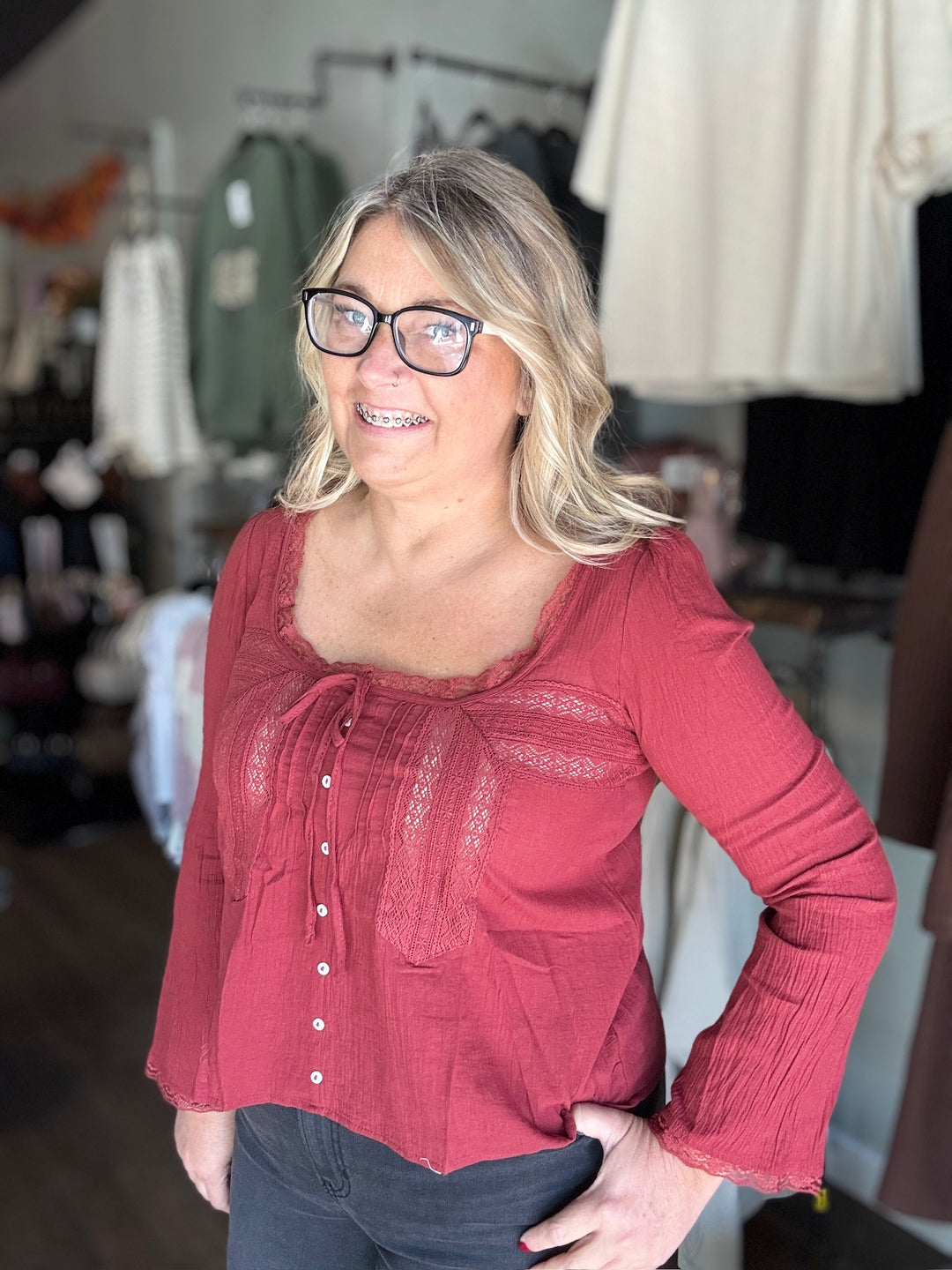 The Rustic Rose Top