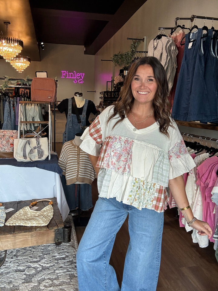 Sweet Harvest Ruffle Top