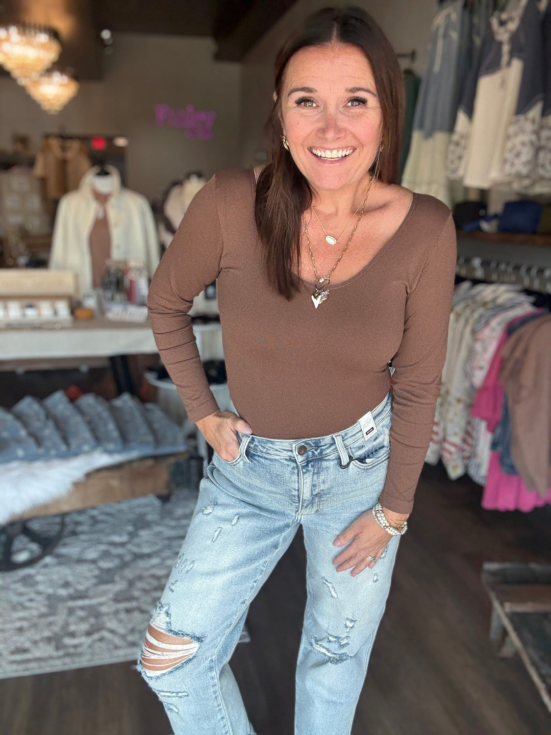 Seamless Reversible Long Sleeve