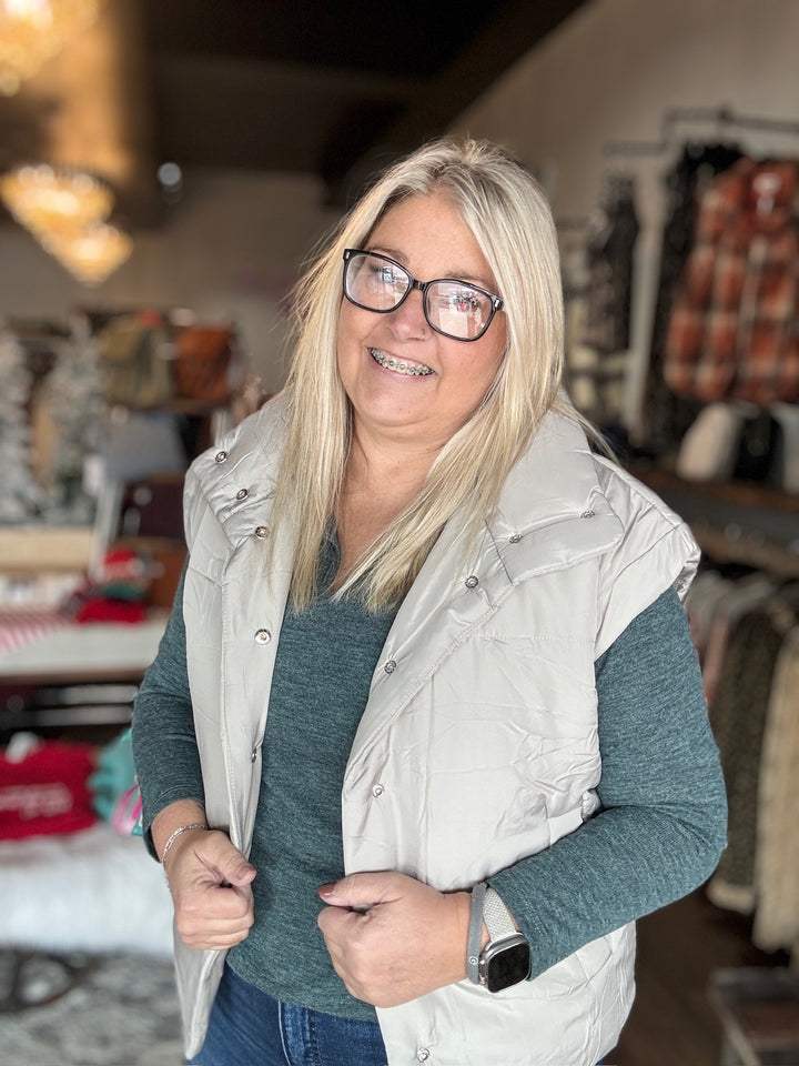 Oversized Puffer Vest