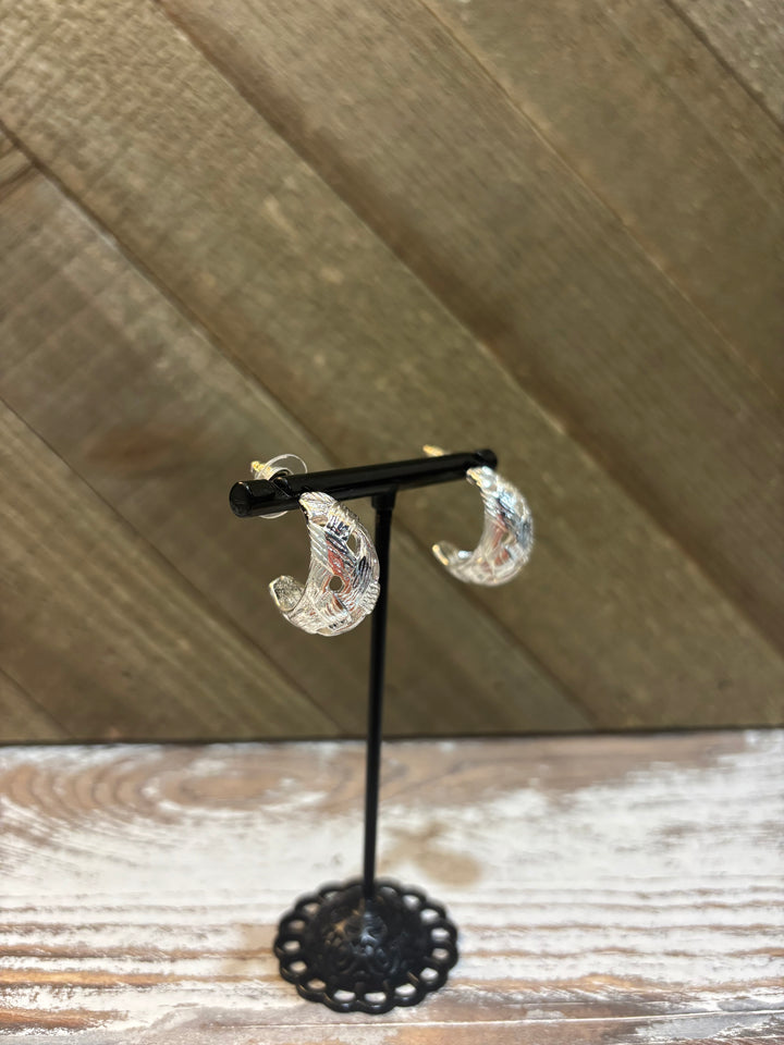 Silver Weave Earrings