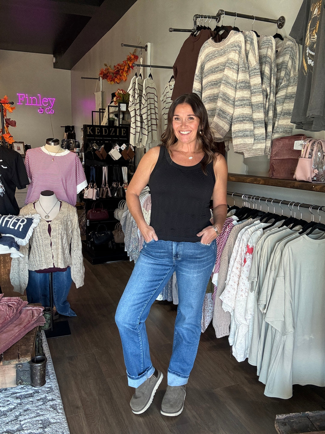 Lovervet Mid Rise Straight Leg Jeans