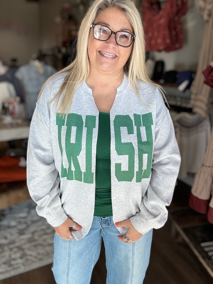 Irish Game Day Cardigan