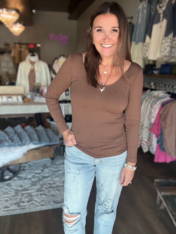 Seamless Reversible Long Sleeve