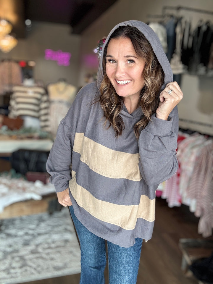 Colorblock Oversized Hoodie