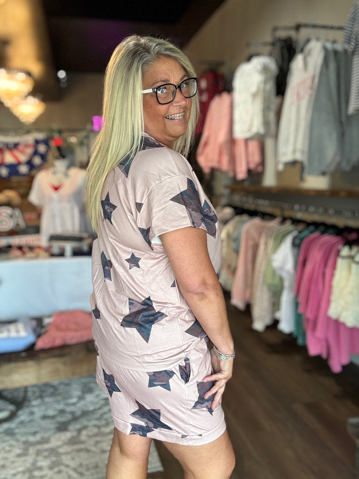 Chasing Stars Camo Lounge Set