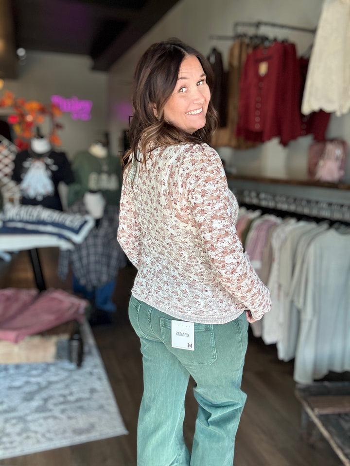 Falling Floral Lace Top