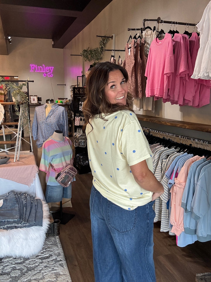 Buttercup Polka Dot Tee