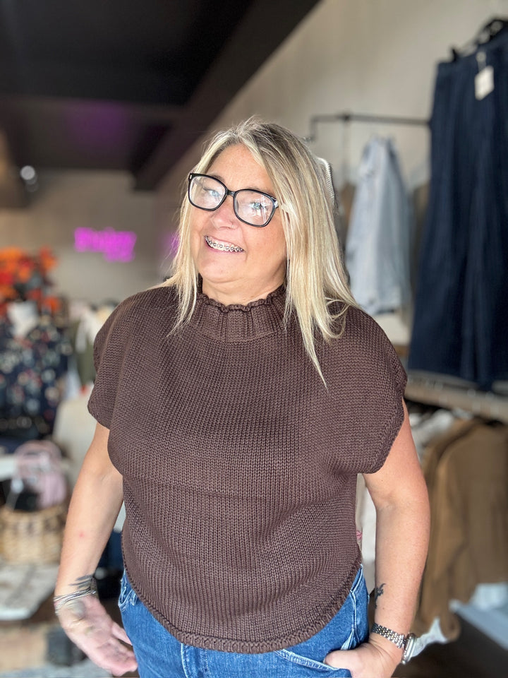 Mocha Mornings Sweater Top