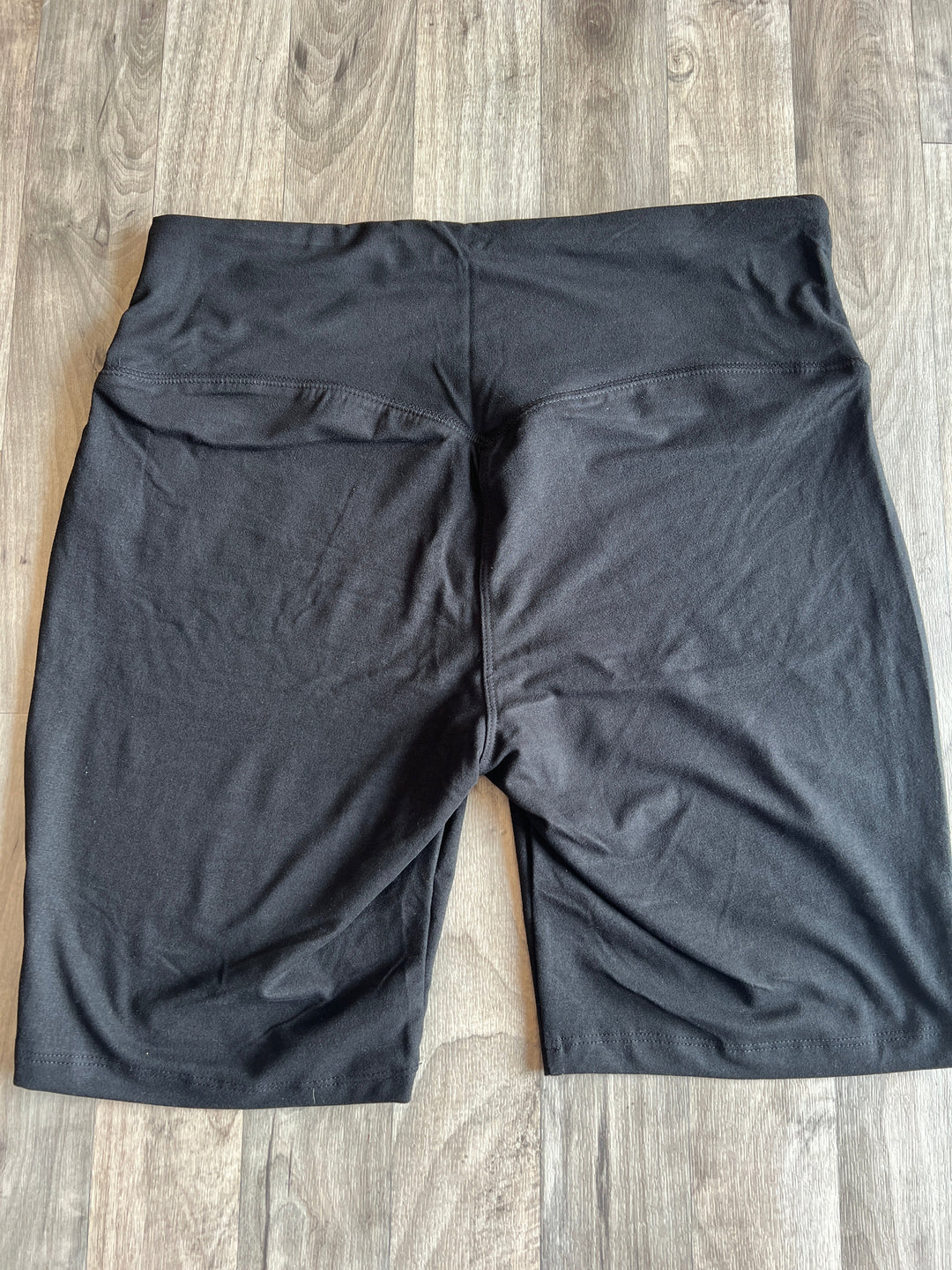 Black Biker Shorts No Pockets