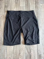 Black Biker Shorts No Pockets