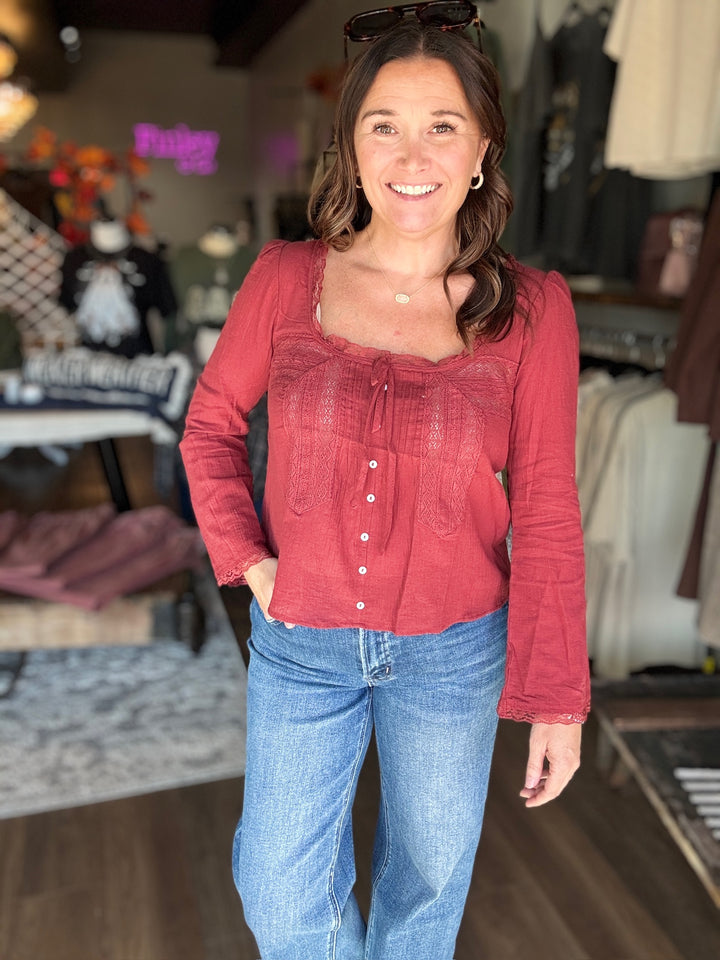 The Rustic Rose Top