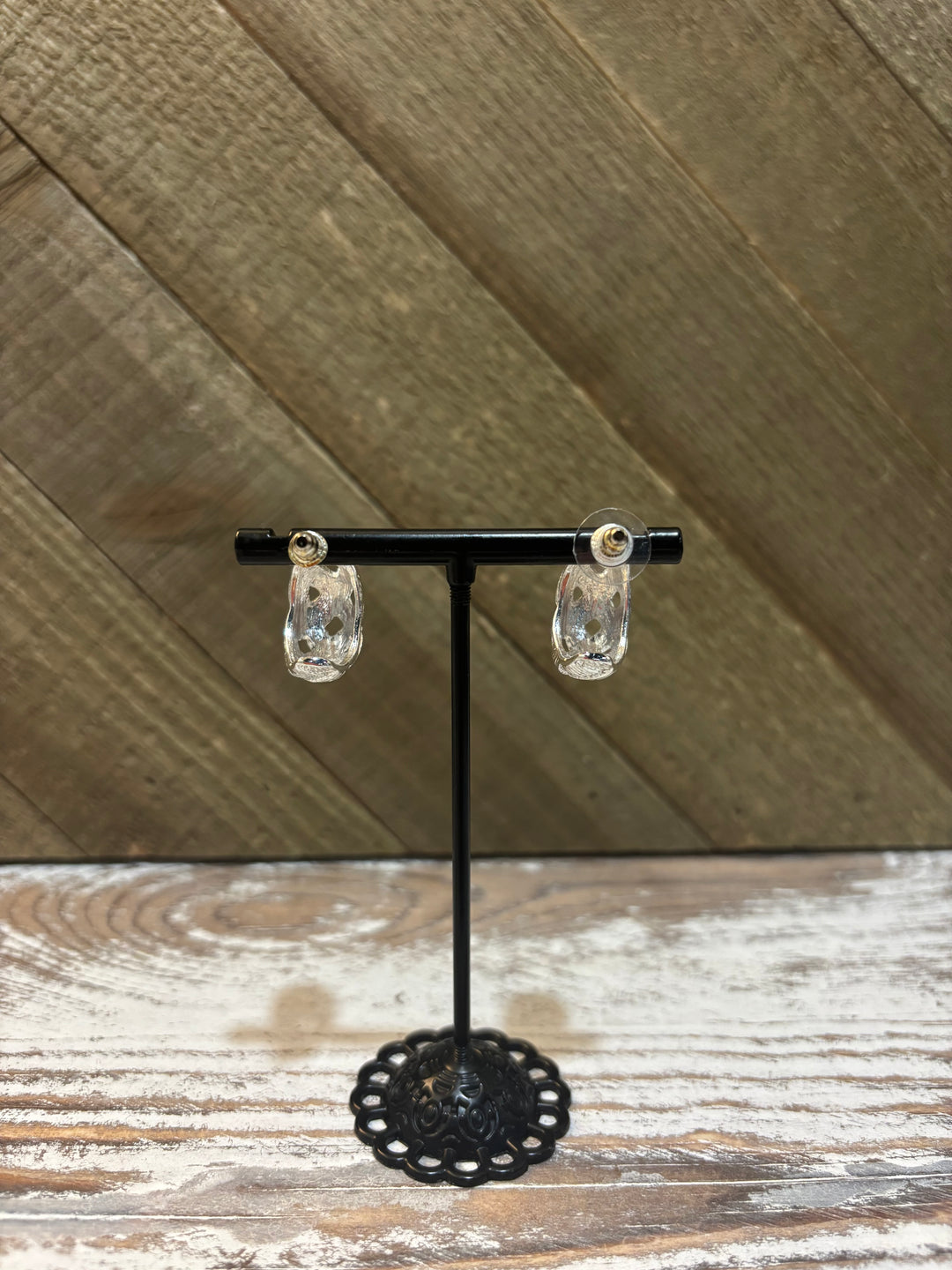 Silver Weave Earrings