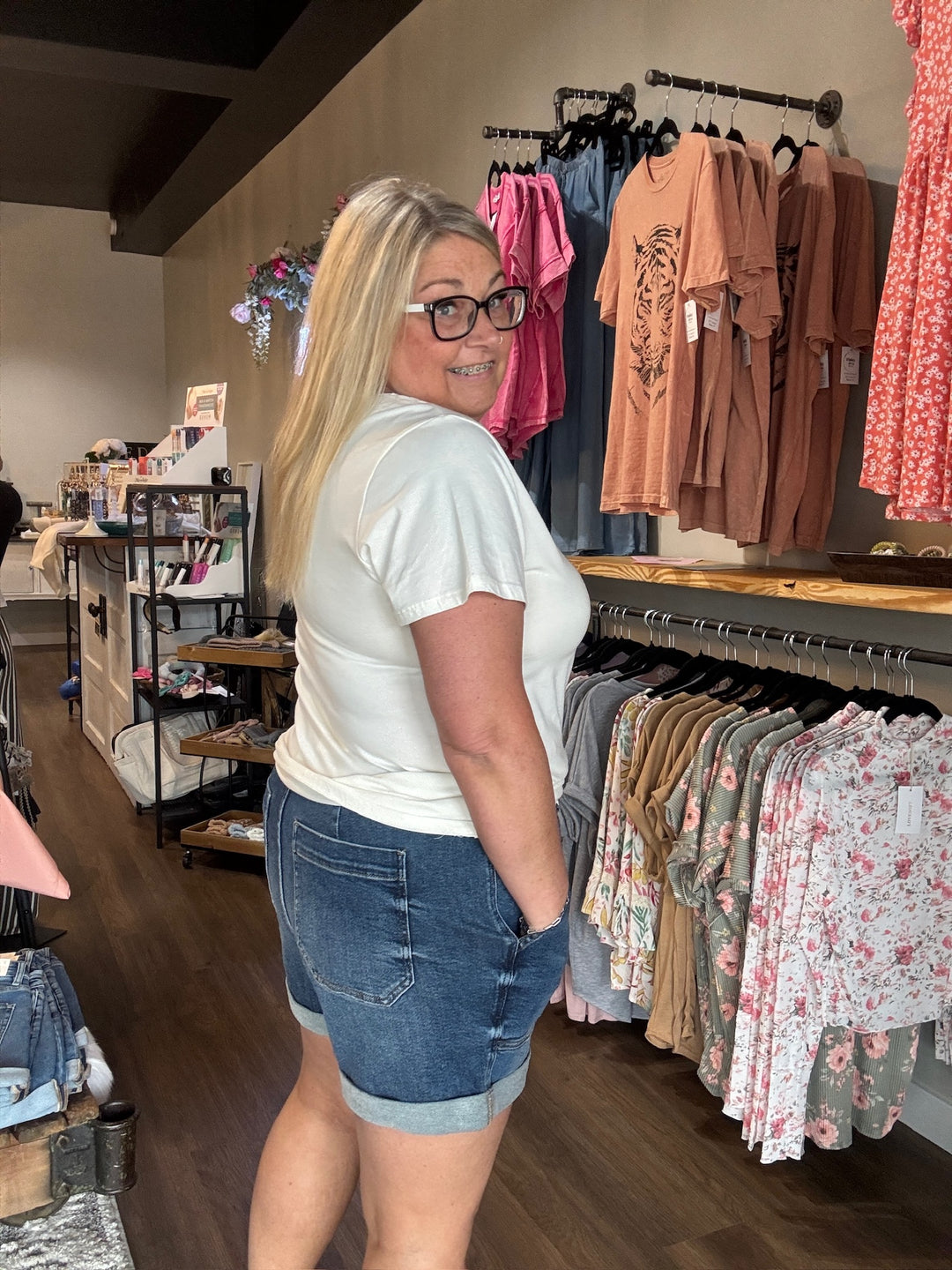 Judy Blue Drawstring Denim Shorts