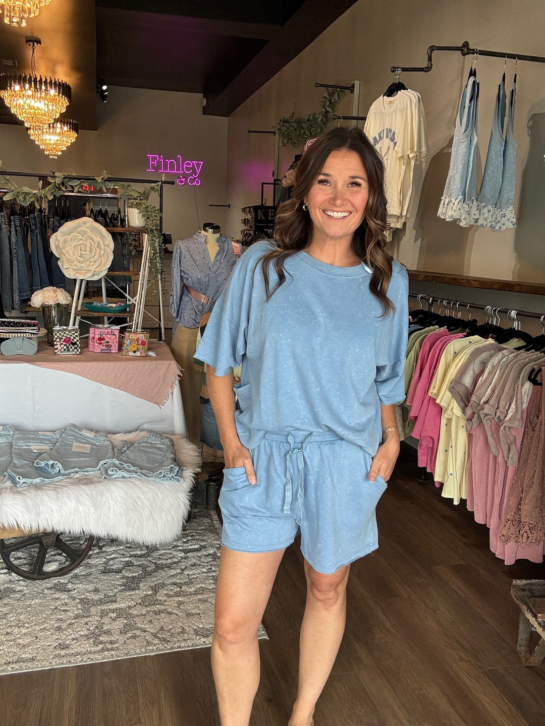 Mineral Wash Casual Summer Set
