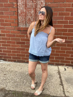 Cashmere Blue Cami Top